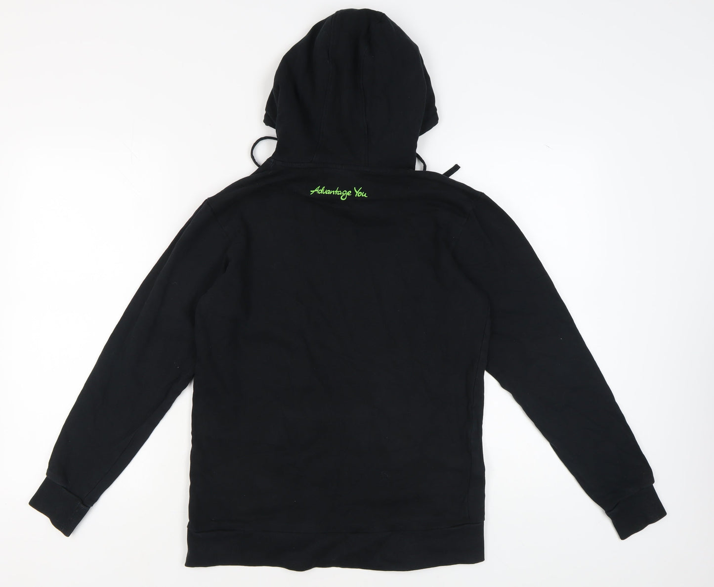 Tennis Point Men's Black Cotton Hoodie S