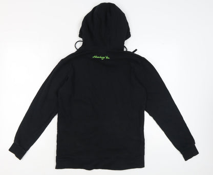Tennis Point Men's Black Cotton Hoodie S