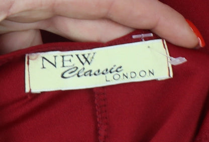 New Classic London Women's Red Midi Bodycon Dress S/M