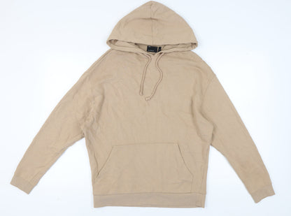 Mens UK Size S ASOS DESIGN Beige Pullover Hoodie