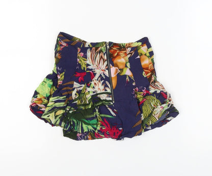 Quiz Women's Multicoloured Floral Shorts, Size 8