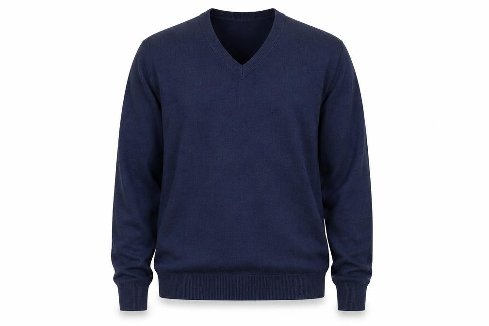 Gap Men's Blue V-Neck Pullover Jumper, Size M