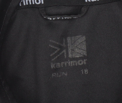 Karrimor Women's Black High Neck Running Jersey Size 18
