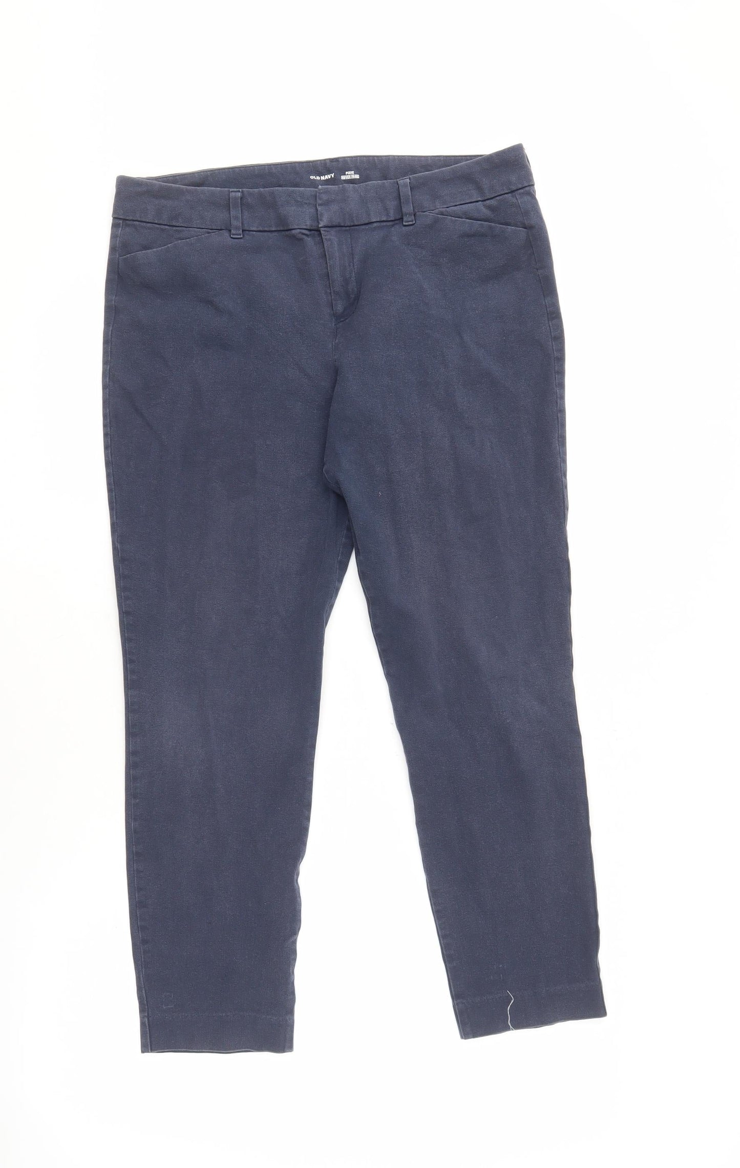 Old Navy Women's Blue Cropped Trousers Size 12