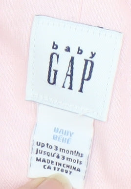 GAP Pink Unisex Baby Pea Coat 0-3 Months