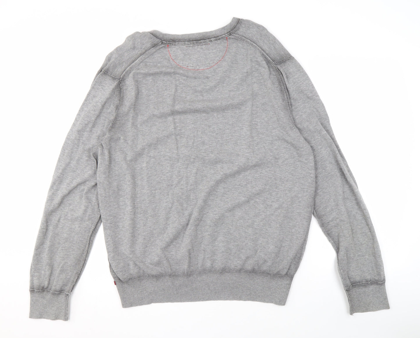 Banana Republic Men's Grey XL V-Neck Pullover Jumper