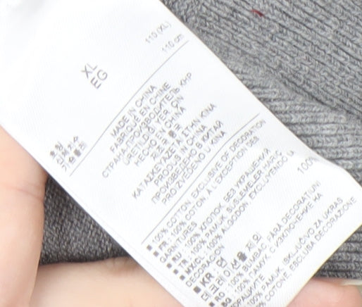 Banana Republic Men's Grey XL V-Neck Pullover Jumper