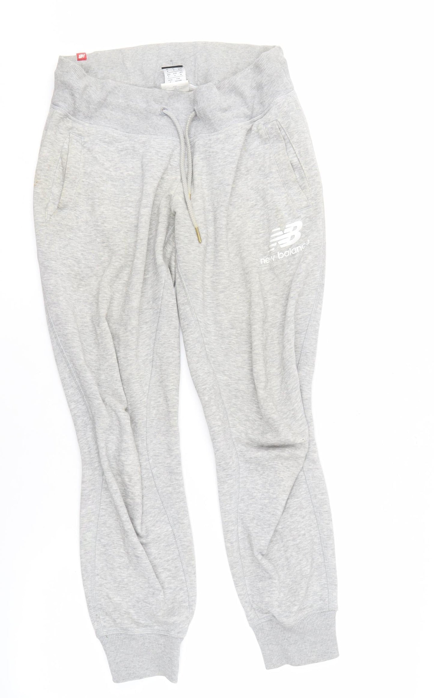 Womens UK Size S New Balance Regular Fit Jogger Grey Trousers