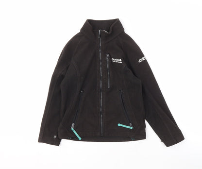 Regatta Boys Black 7 Years Basic Fleece Jacket