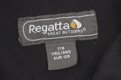 Regatta Boys Black 7 Years Basic Fleece Jacket