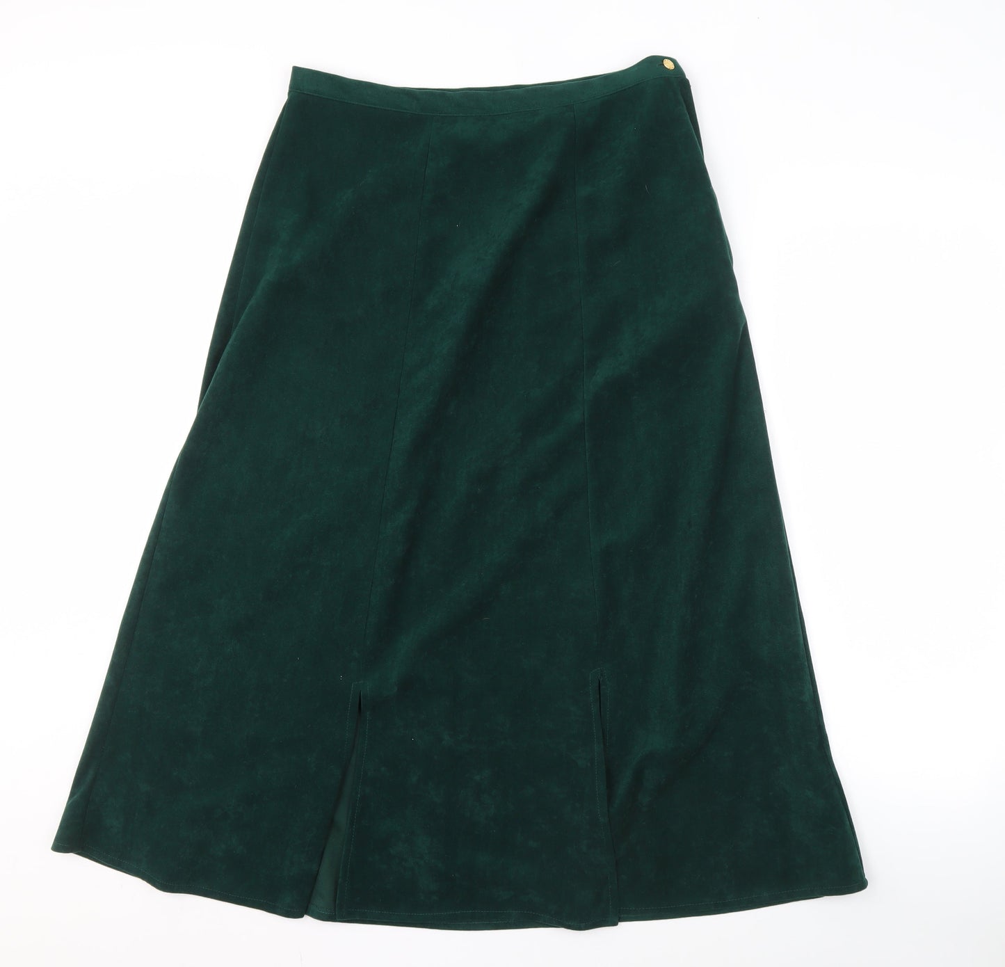 Berkertex Women's Green A-Line Midi Skirt 14