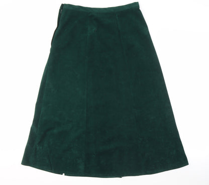Berkertex Women's Green A-Line Midi Skirt 14