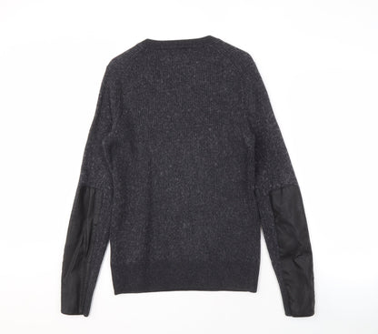 Banana Republic Men's Black Wool Pullover Jumper - L