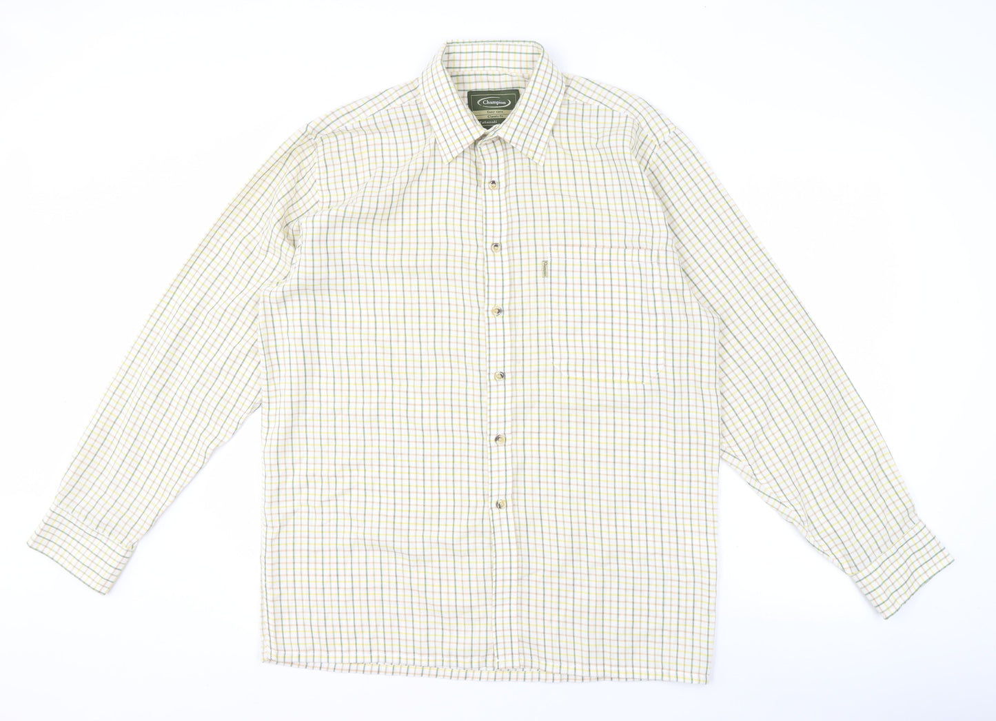 Champion Men's Multicoloured Check Classic Fit Shirt