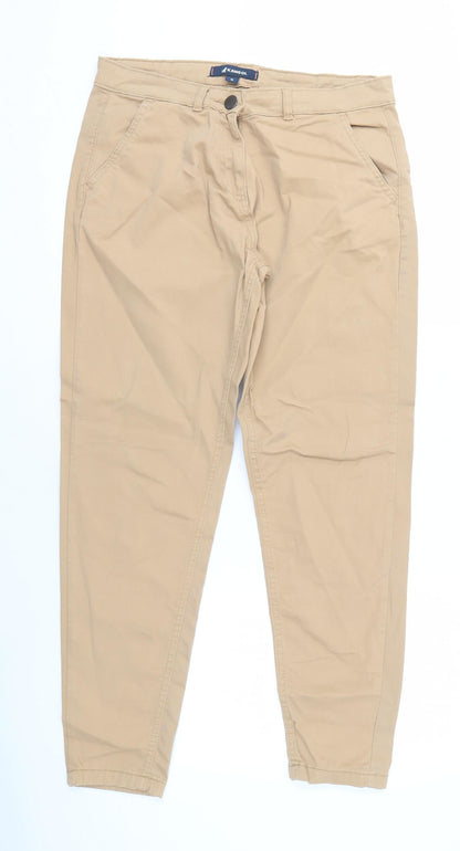 Kangol Mens Beige Chino Trousers Size 10 Regular