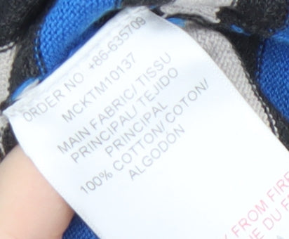 McKenzie Men's Grey Striped Pullover Jumper Size L