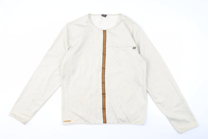 Mens UK Size S New Balance Beige Full Zip Sweatshirt