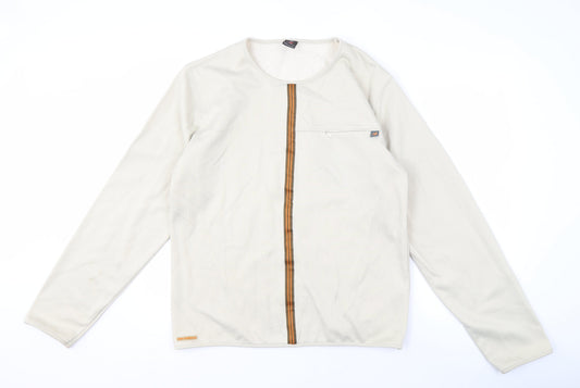Mens UK Size S New Balance Beige Full Zip Sweatshirt