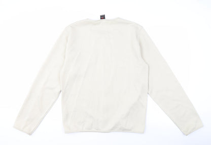 Mens UK Size S New Balance Beige Full Zip Sweatshirt