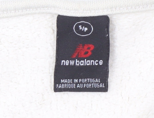 Mens UK Size S New Balance Beige Full Zip Sweatshirt