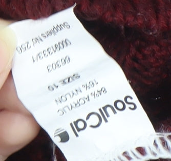 Womens UK Size 10 SoulCal & Co Multicoloured Pullover Jumper