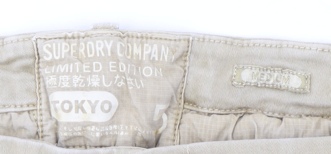 Superdry Men's Beige Chino Trousers Size M