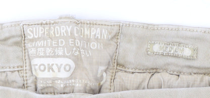Superdry Men's Beige Chino Trousers Size M