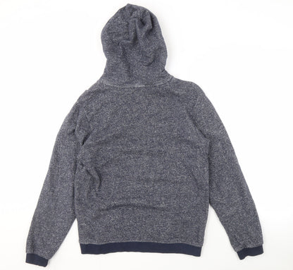 Mens UK Size S JACK & JONES Blue Pullover Hoodie