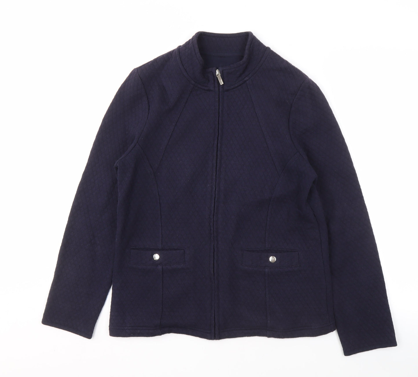 Womens UK Size M Viyella Blue Basic Jacket
