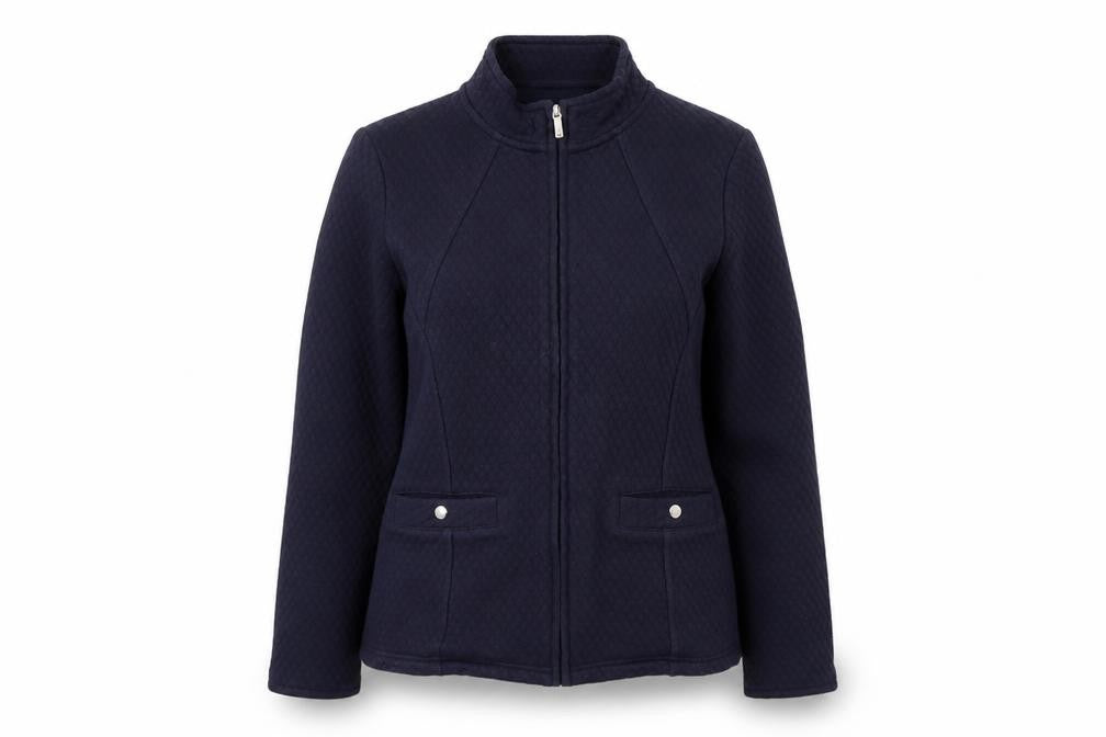 Womens UK Size M Viyella Blue Basic Jacket