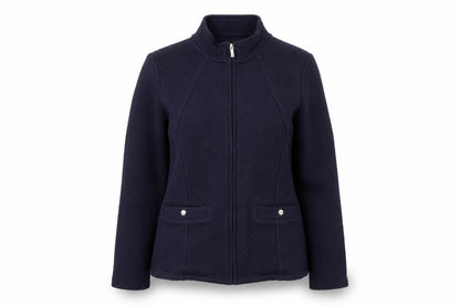Womens UK Size M Viyella Blue Basic Jacket