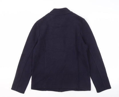 Womens UK Size M Viyella Blue Basic Jacket