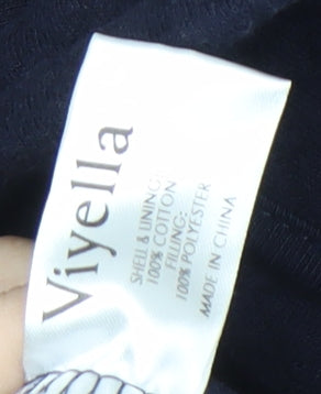 Womens UK Size M Viyella Blue Basic Jacket