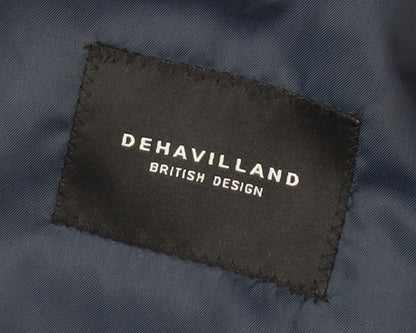 Mens UK Size 40 Dehavilland Regular Blue Suit Jacket