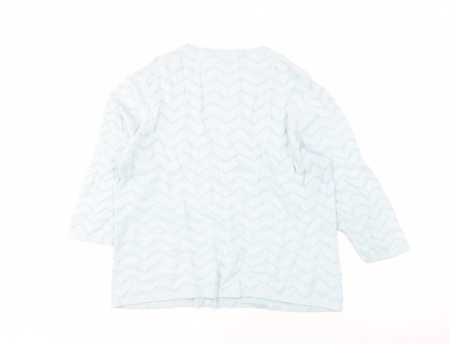 Womens UK Size XL Viyella Blue Pullover Jumper