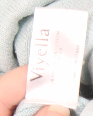 Womens UK Size XL Viyella Blue Pullover Jumper