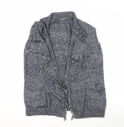 Laura Ashley Women's Grey Sleeveless Cardigan S