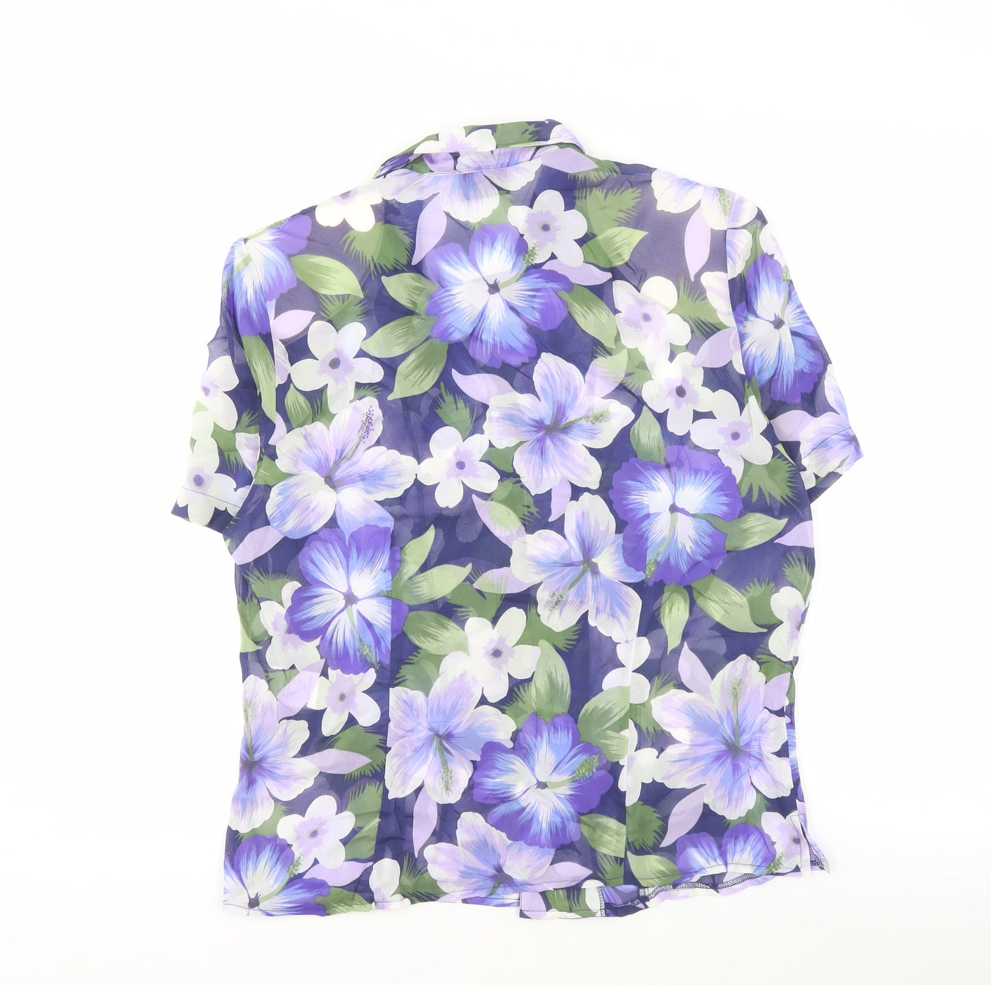 Alexon Women's Multicoloured Floral Shirt, Size 12, Viscose
