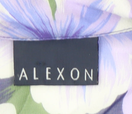 Alexon Women's Multicoloured Floral Shirt, Size 12, Viscose