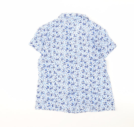 Jigsaw Women’s Floral Button-Up Shirt UK Size 8