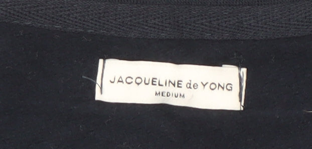 Jacqueline de Yong Blue Graphic Sweatshirt M Unisex