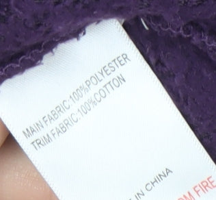Peter Storm Girls Purple Fleece Jacket, Size 5-6 Years