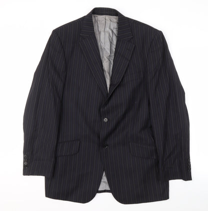 Austin Reed Men's Blue Pinstripe Blazer 40R