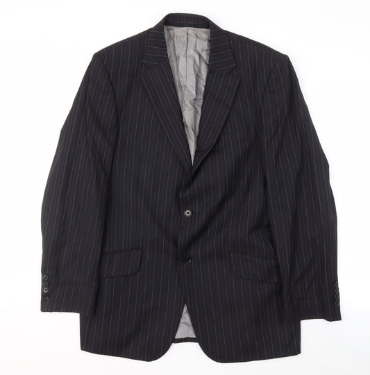Austin Reed Men's Blue Pinstripe Blazer 40R