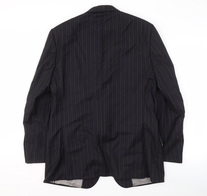 Austin Reed Men's Blue Pinstripe Blazer 40R