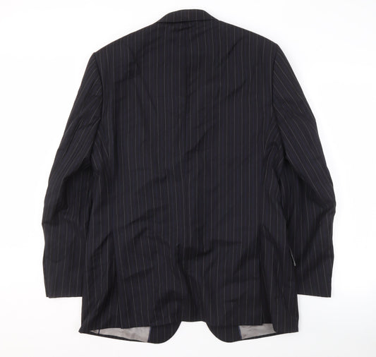Austin Reed Men's Blue Pinstripe Blazer 40R