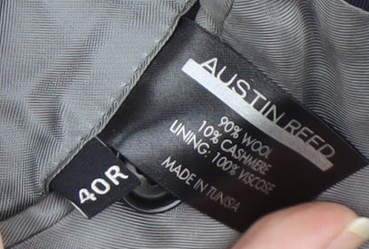 Austin Reed Men's Blue Pinstripe Blazer 40R