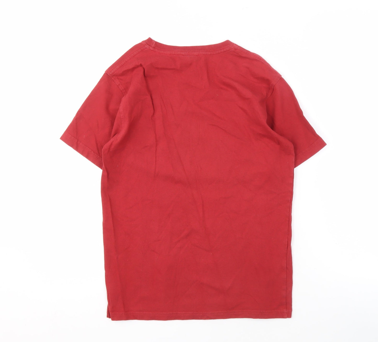 Saltrock Boys Red Graphic T-Shirt 9-10 Years Crew Neck