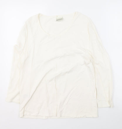 Womens UK Size 14 Eastex Ivory Basic Blouse