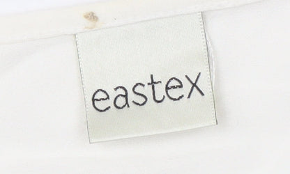 Womens UK Size 14 Eastex Ivory Basic Blouse